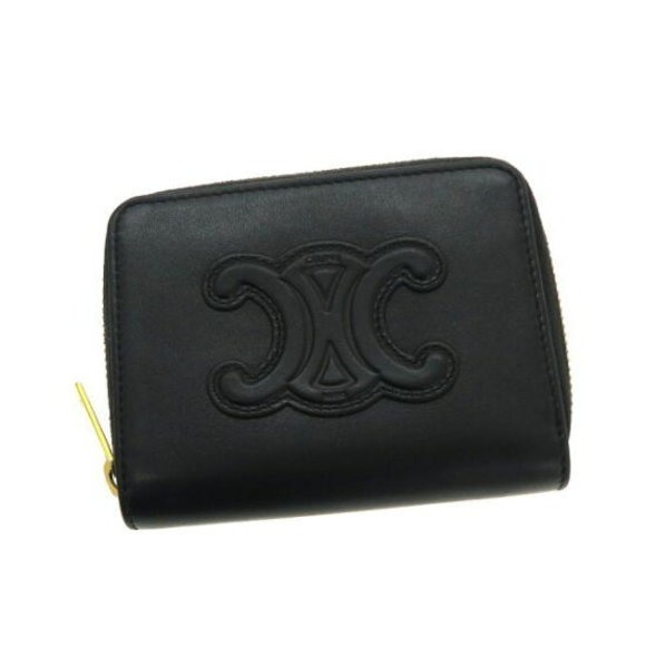Celine Triomphe Cuir Zip Wallet - Picture 1 of 9